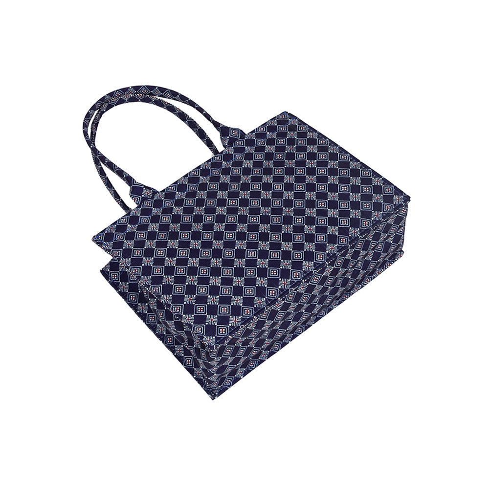 Navy Prism Canvas Tote