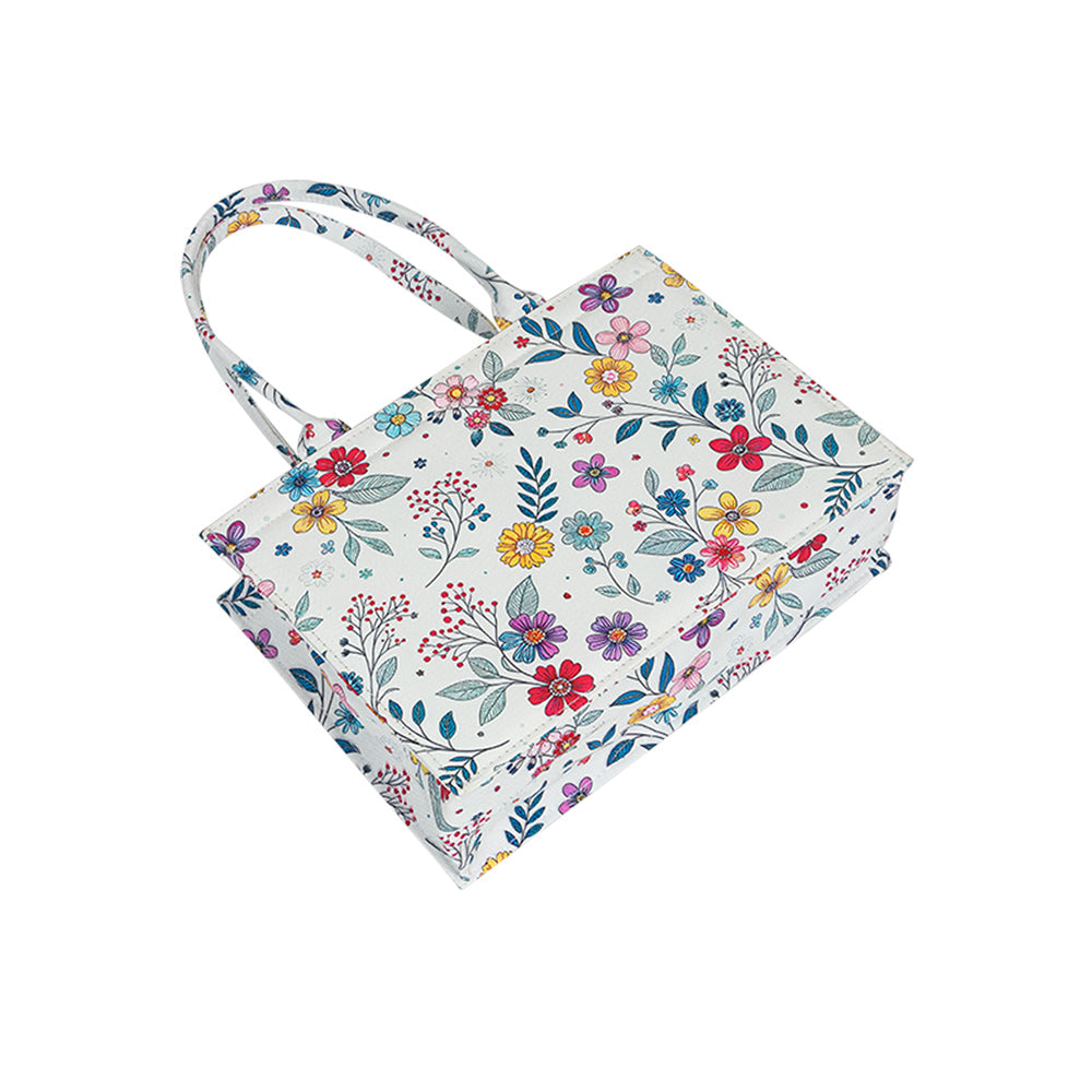 Spring Meadow Floral Tote