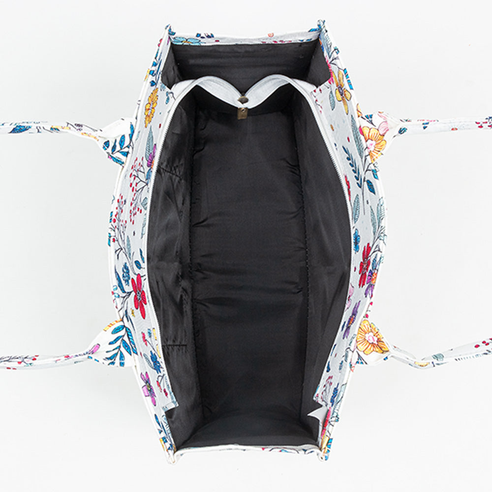 Spring Meadow Floral Tote