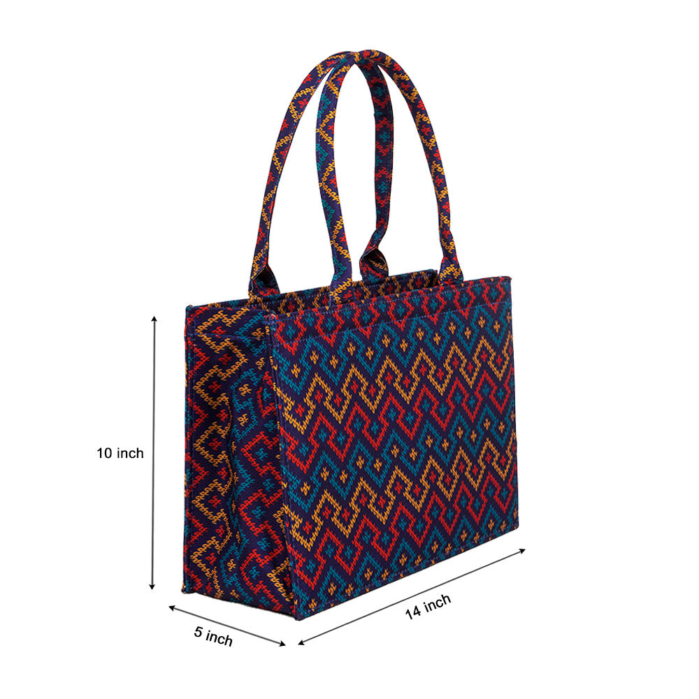 Midnight Horizon Canvas Tote