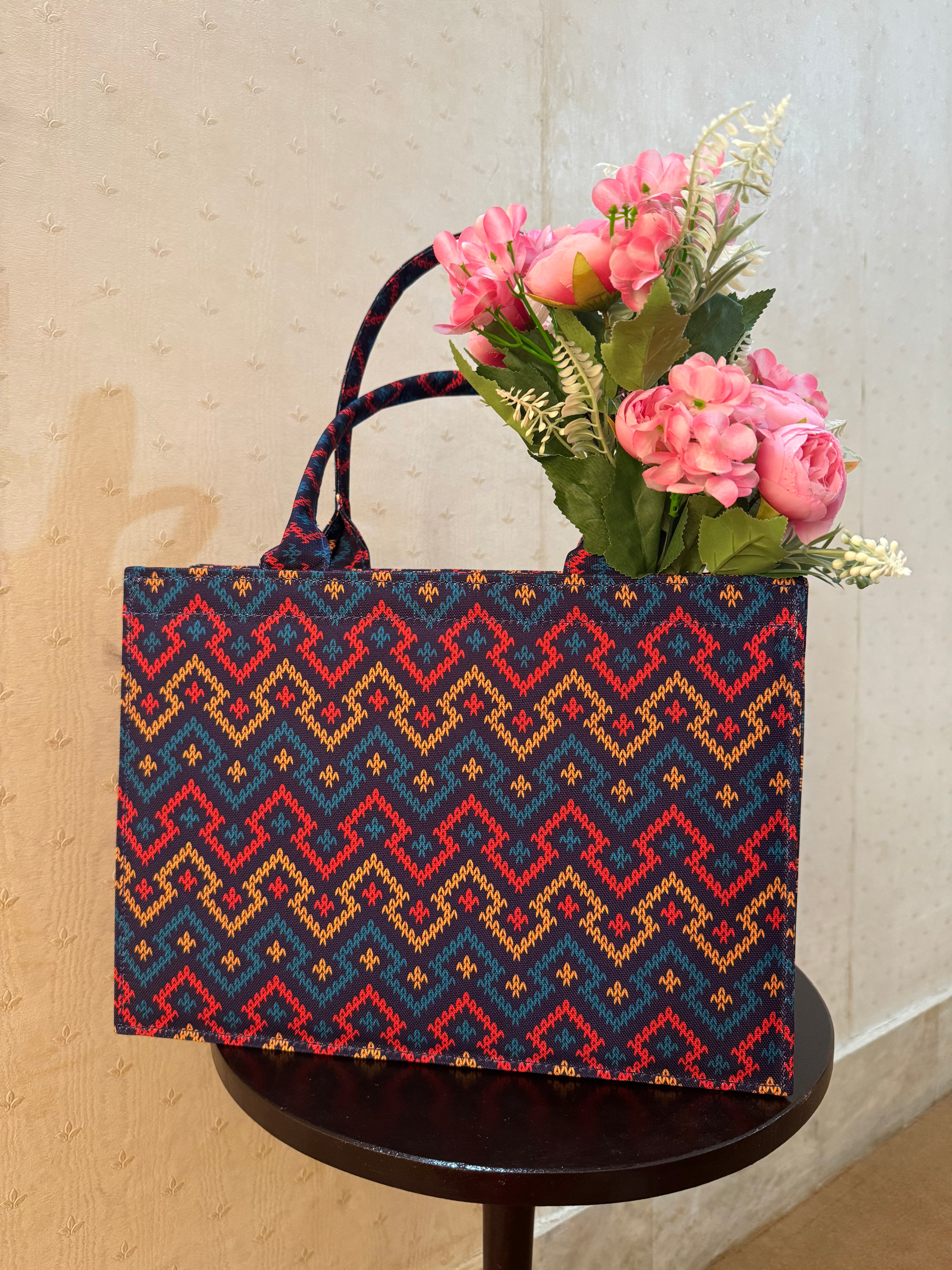 Midnight Horizon Canvas Tote