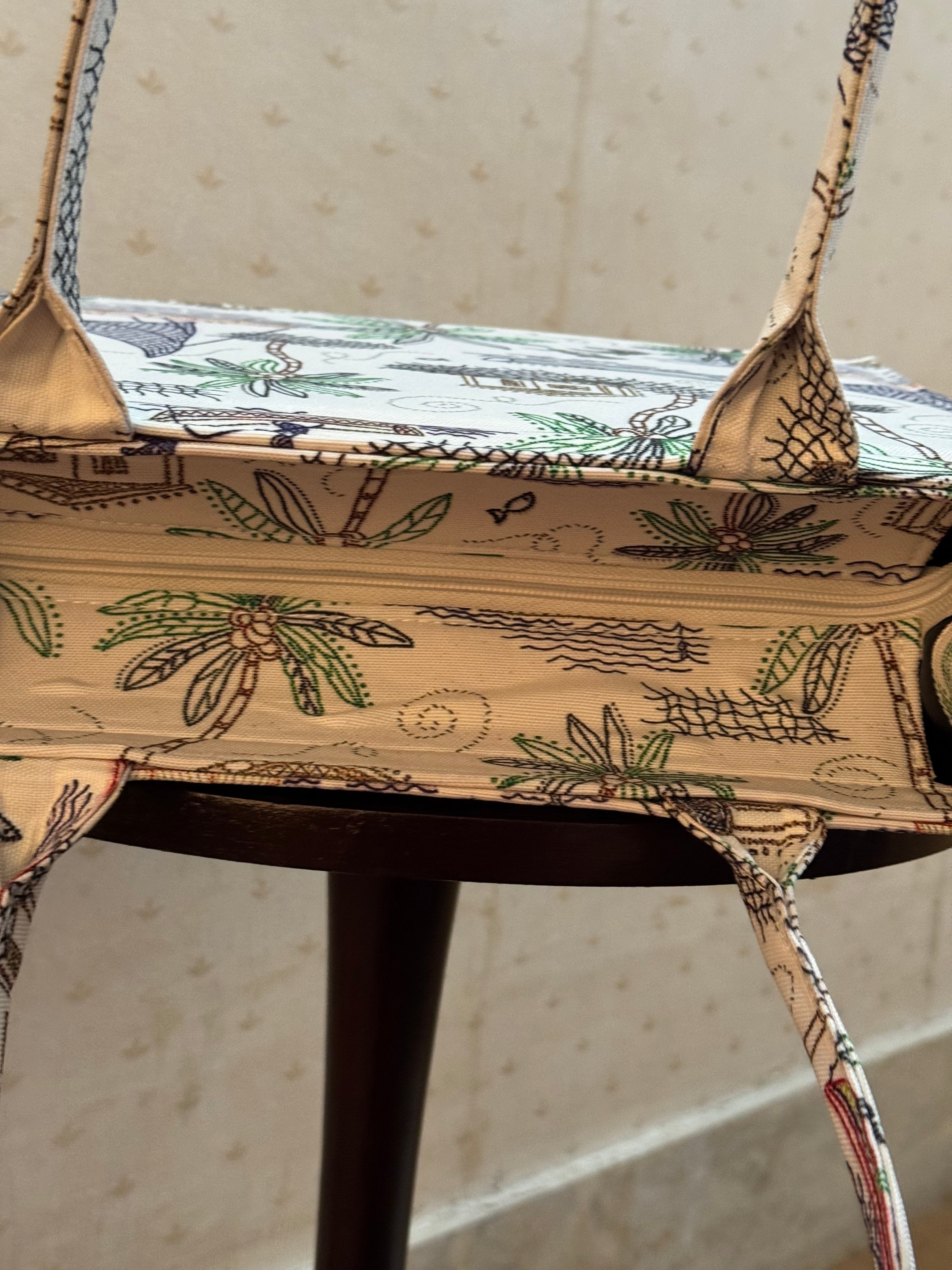 Coastal Escape Canvas Tote