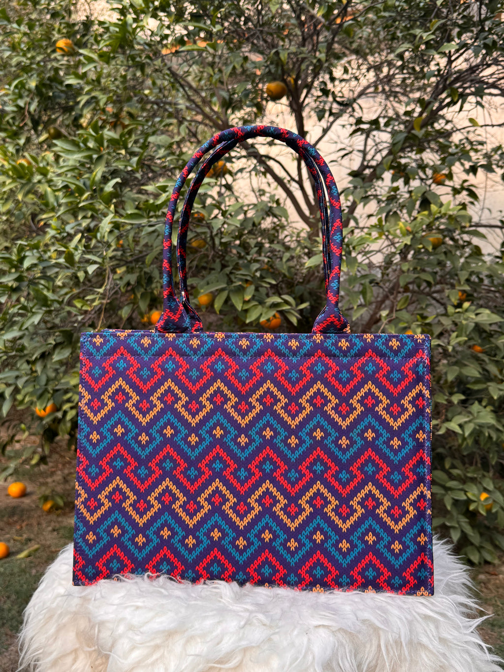 Midnight Horizon Canvas Tote