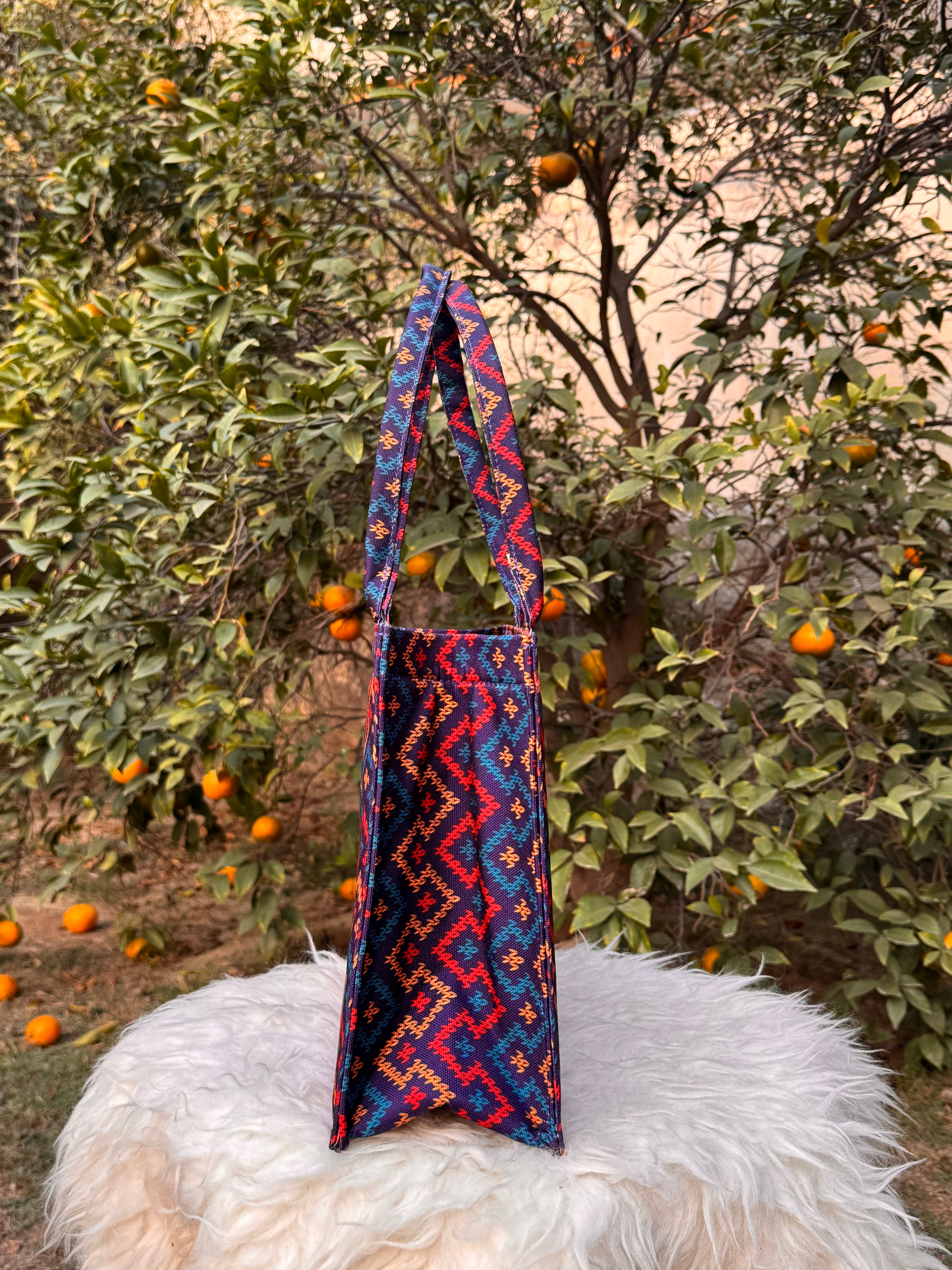 Midnight Horizon Canvas Tote