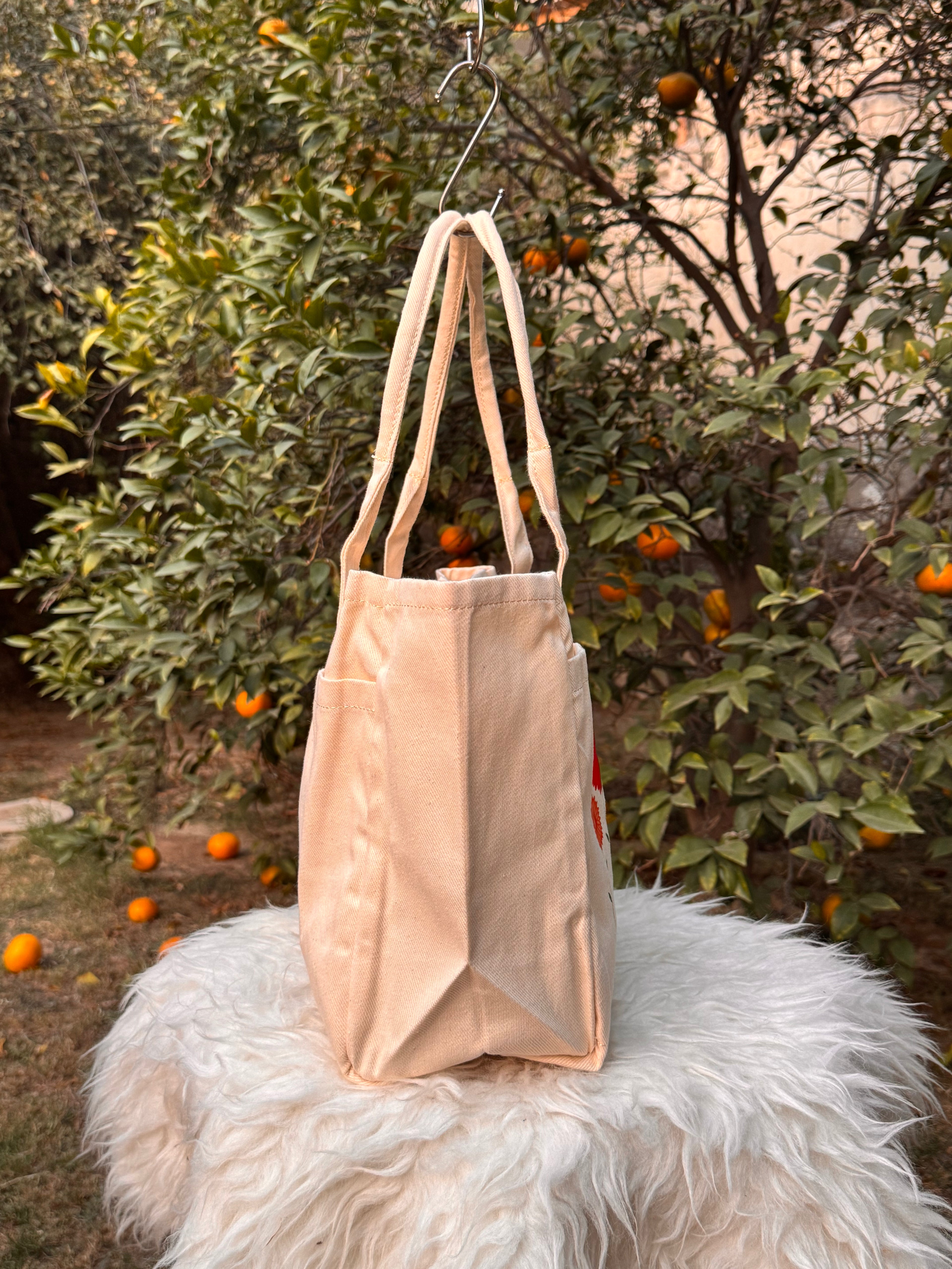Bloom Garden Canvas Tote Bag