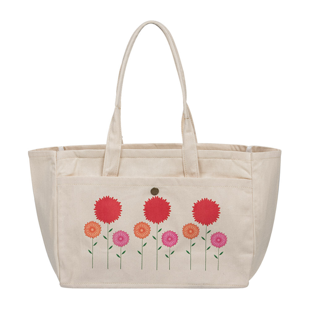 Bloom Garden Canvas Tote Bag