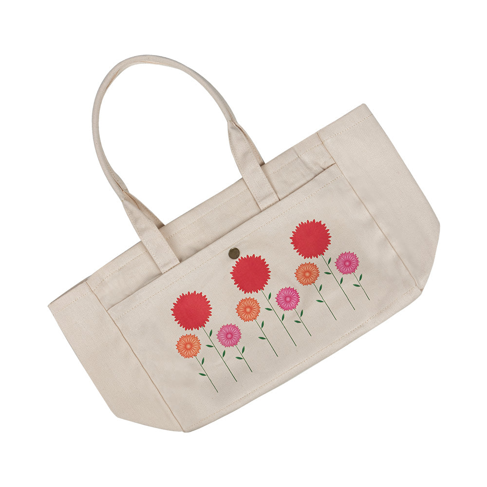 Bloom Garden Canvas Tote Bag