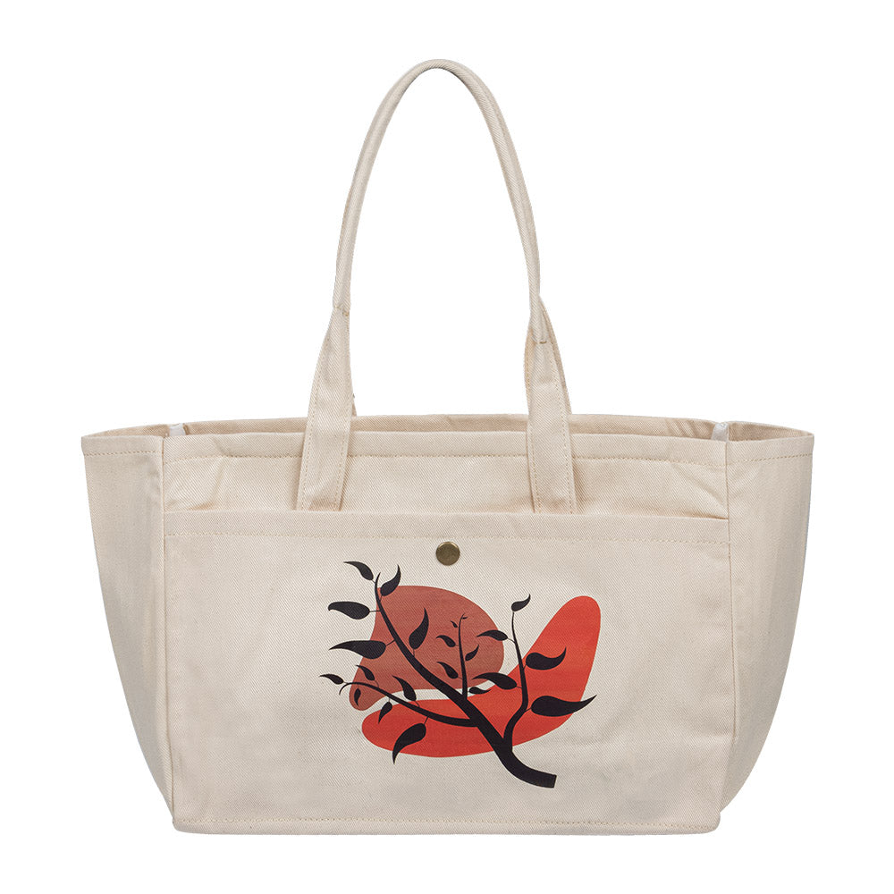 Sunset Branch Canvas Tote Bag
