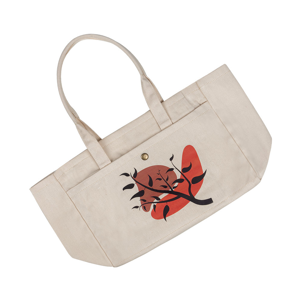 Sunset Branch Canvas Tote Bag