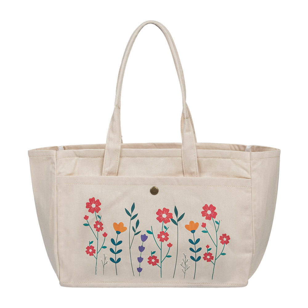 Wild Meadow Canvas Tote Bag