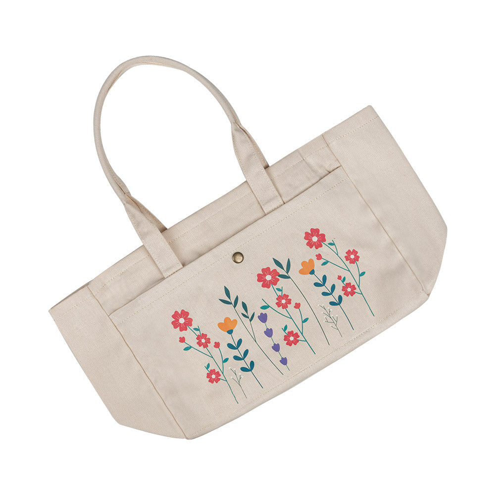 Wild Meadow Canvas Tote Bag