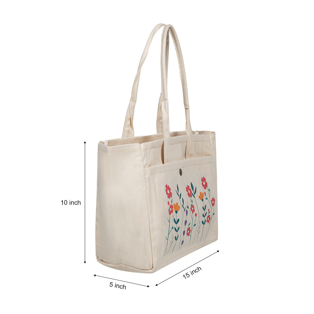 Wild Meadow Canvas Tote Bag